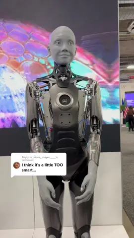 Reply to @doom_.slayer.__._  one more robot video — I should’ve asked her about iRobot #robot #ces