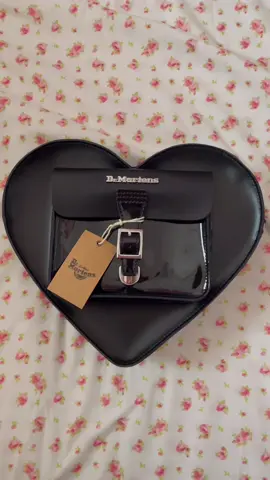 THE BAG OF MY DREAMS 🖤 #fyp #drmartens #heartbag #drmartensofficial #haul #unboxing #aesthetic #kpop
