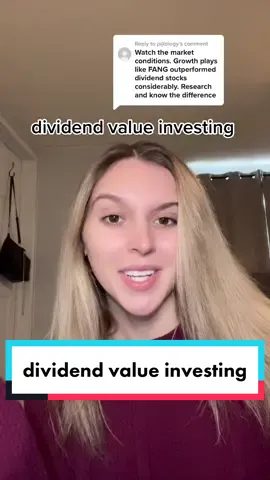 Reply to @pijtology dividend value investing #PersonalFinance #financialfreedom #investing