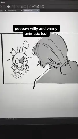 straight from the storyboard in my sketchbook baybee #fnafsb #securitybreach #vanny #peepawwilly #peepawafton #glitchtrap #springtrap #williamafton