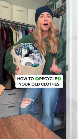 how to recycle old clothes @For Days #EcoFriendly #sustainable #sustainablefashion #lowwaste #oldclothes