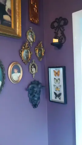 gothed up my little entrance hall 🖤#gothtok #gothicdecor #cluttercore