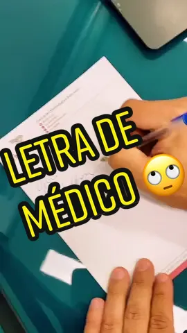 Letra de médico é coisa do passado #medicostiktok #letrademedico #estudantedemedicina #oftalmo