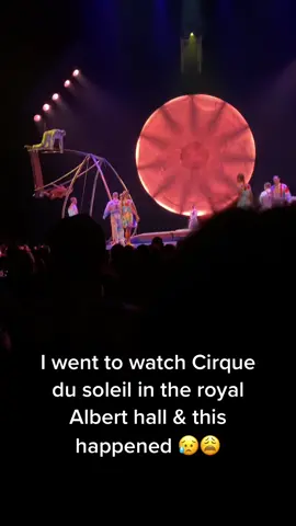 She’s took it like a champ tbf #imjustbait #circus #royalalberthall #trending #fail