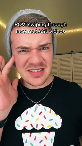 If I can’t understand what is said without the sound on… 🥴 #LearnOnTikTok #tiktokpartner #coda #asl #learnasl