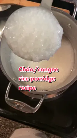 Goldilocks approves this porridge. #chao #congee #riceporridge #recipes #EasyRecipes #comfortfood #vietfood #foodtiktok #FoodTok #traystewie #fyp