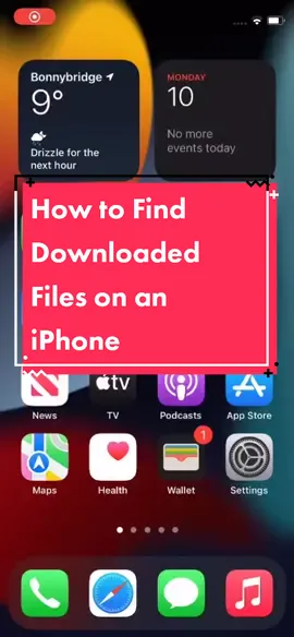 How to Find Downloaded Files on an iPhone #howto #iphone #tutorial #ios #technology #aspiration