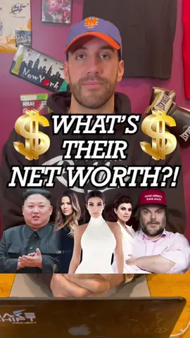 What’s Their Net Worth?? Comment How You Did! #fyp #kimkardashian #kimjongun #jackblack #networth #guessinggame