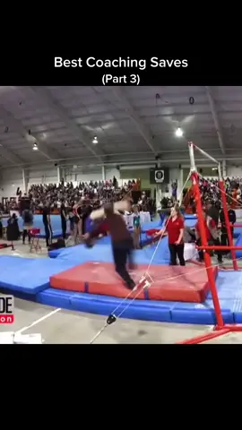 That could’ve been so bad 😬 #gymnastics #coach #spot #coaching #save