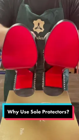 Protect those soles! #louboutin #redbottoms #shoerepair #americascobbler #SmallBusiness #trade #MyPlayoffPicks #fyp #restoration #viral