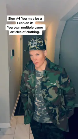 Is this you? Duet me in your camo 🤪 #lesbian #hilarious #lgbt #fyp