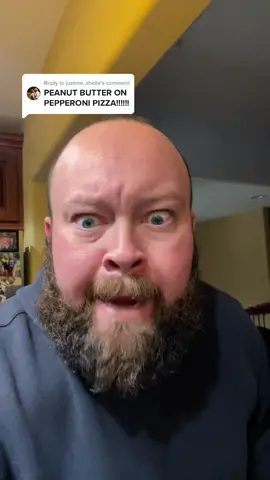 Reply to @justme..sheila Peanut butter on Pepperoni pizza #pizza #pepperoni #peanutbutter #jif #oddlysatisfying #itworks #fyp #foodreview #notbad