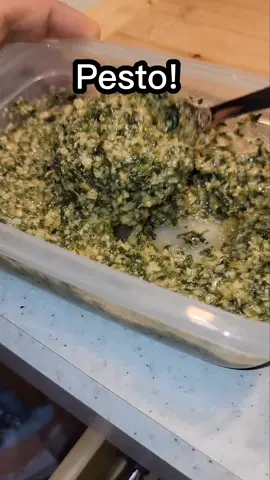 My Pesto Recipe! #fyp #homemade #Foodie #Recipe #FoodTok #homechef #foryou #viralfood #food #EasyRecipe #pesto