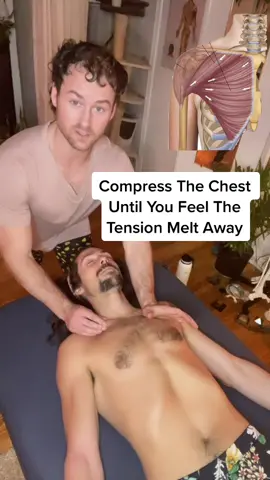 The sound at the end says it all 🤤 #massage #breathe #chestday #relief
