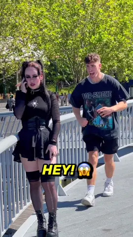Screaming hey at people 😂 #foryoupage #fyp #prank #funny #foryou #foru