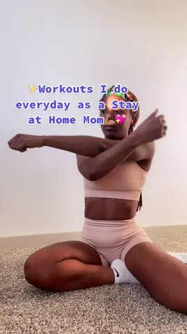 Effective glute & ab workouts that I do everyday even if I don’t do a full workout. A little progress each day adds up to big results💪🏽 #fyp #fitmom