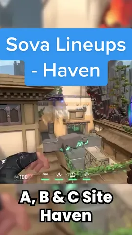 Some essential lineups for attacking on Haven as Sova! // @Wolky // #Valorant #valorantclips #valorantclip #valorantgaming #sova #sovalineup #elympics