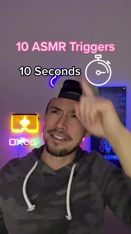 10 ASMR Triggers in 10 Seconds! ‼️ Had to try it! I have seen it everywhere! #coreyasmr #fastasmr #chaoticasmr #asmr #asmrtiktoks #asmrsounds