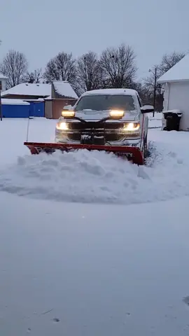 Snow money 💰  #snow #snowplow #ice #bossplow #contractor #work #winter