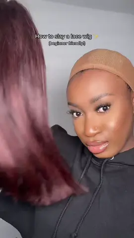 If you need help slaying a lace wig then this is the video for you 😍 #wig #lacewig #wiginstall #hairtutorial #hairstyles #bob #bobwig