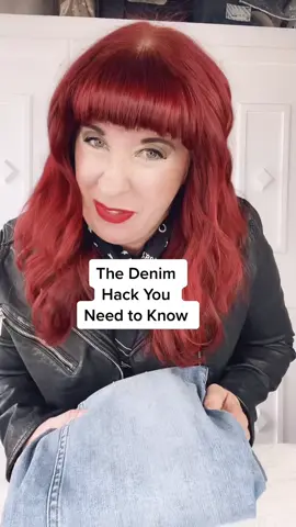 The denim hack you need to know #fashionstylist #tipsandtricks #stylehack #fashionindustry #fitcheck #styletips #stylehacks #denimhack #fashiontips