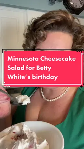 Oh Betty White…. Thank you for being a friend. #minnesota #salad #Recipe #rip #midwest #friend #mom #food