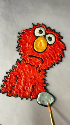 Reply to @kaysie_a.white  🥸 #rocco #elmo #sesamestreet #zoe #edibleart #elmovsrocco #hbomax