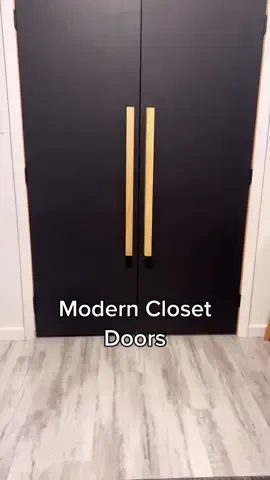 Modern closet doors under $100 #diyproject #diytok #homeimprovement