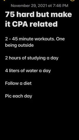 #75 hard challenge CPA edition day 1. The return after covid. Let’s get it#cpa #75hardchallenge #75hard #75hardjourney greenscreen #greenscreenvideo