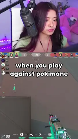 I HELD POKIMANE’S CLASSIC GUYS 😭😭 #lystens #pokimane #Valorant #valorantclips