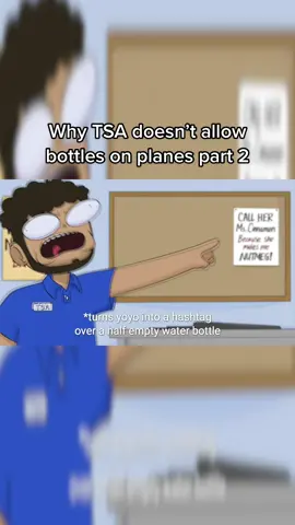 Water bottles are basically hand grenades if im keeping it 🅿️ #pushin🅿️ #animatedstory #yoyo808 #animatorsoftiktok #fyp