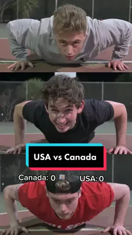 Reply to @tylercsatari  Will Team USA or Team Canada win!?!? Results at end @paul.masur #challenges #challenge #workout