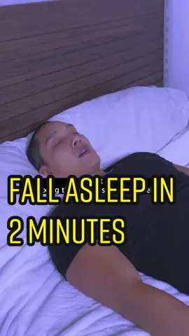 Technique to falling asleep in 2 minutes! Insp. AsapSCIENCE on YT #sleep #fallasleep #insomnia #insomniac #LearnOnTikTok #howto