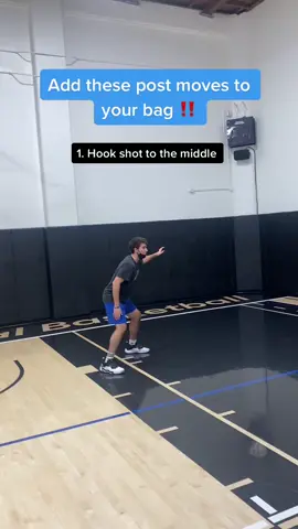 Work on your post game with these moves! 💯 #basketball #hoopsathome #hoops #basketballchallenge #basketballtraining