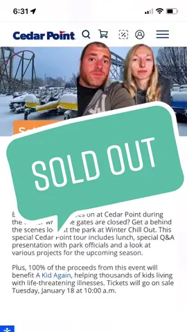 Winter Chill Out @officialcedarpoint  #DisneyPlusVoices #greenscreen #fyp