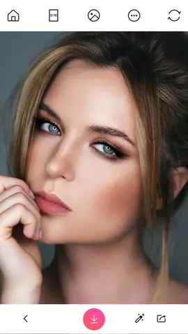 #glam #cateye One tap to get trendy makeup in #beautyplus Best Makeup app ever!