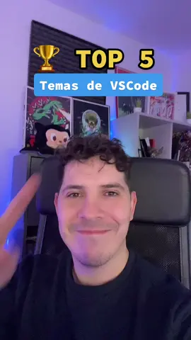 TOP 5 TEMAS DE VISUAL STUDIO CODE #frontend #techtok #programacion #desarrolloweb