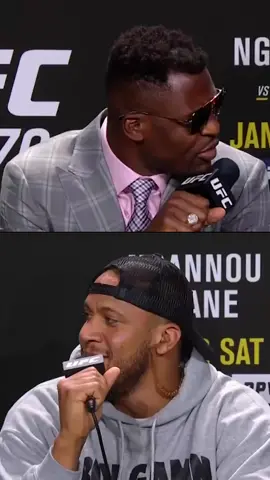 The verbal war begins 😤🎙#UFC #francisngannou #cirylgane #trashtalk #ufc270