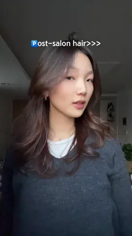 hair looking sleeek😌 #haircut #blowout #🅿️