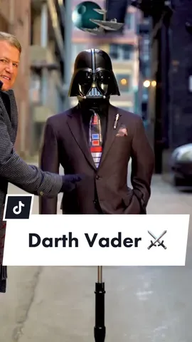 Reply to @darthmarvel21  Darth Vader Suit ⚔️ What should we make next? #starwars #darthvader #disney #suit #suits