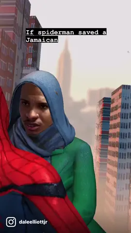 If spiderman saved a jamaican