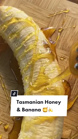 You need to try this healthy banana and honey snack. 🍯 🍌 #healthysnack #easysnack #honey #Foodie #yum