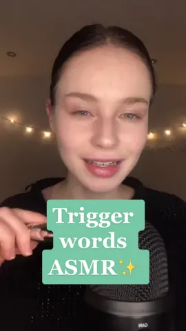 Trigger words ASMR😌✨ #asmrtriggerwords#asmrmicbrushing#asmr#asmrsounds#asmrtiktoks#asmrrelax#asmrtoastedcoconut#asmrtingles#fyp#fypage#foryoupage