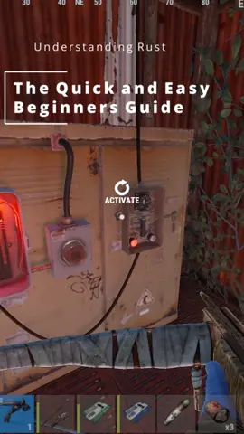 New Player to geared in under 10min. #rustgame #rusttok #rustcommunity #rustconsole