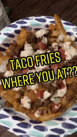 Taco fries all day son! #Foodie #foodtiktok #leftovers #whitepeopletaconight #taco #fries #tacofries #whereyouat