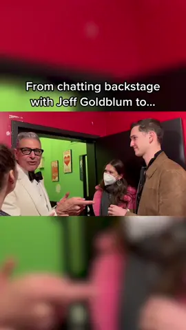 From backstage to Vanity Fair! #fyp #foryou #bts #jeffgoldblum #goldblum #impression #jurassicpark #actor #FromThisToThis #Picasso