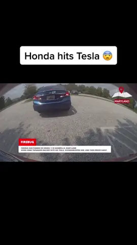Honda hits Tesla caught on Tesla sentrymode#crash#hondabump#whambaamteslacam#entertainment#goviral#foryou#foryoupageofficiall#fyp#viralvideo
