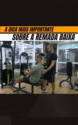 Dica essencial para melhorar a técnica na hora de executar a remada baixa #juniorponcempersonaldigital #musculação #resultado #bsb #treino
