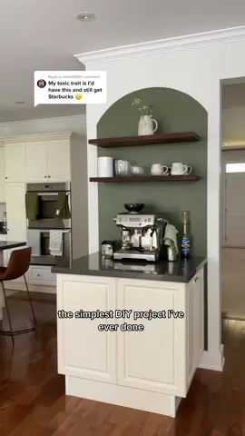 Reply to @alecb0000  any ideas for my next project? #kitchendiy #coffeebar #diyprojects