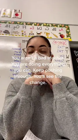 teaching affirmations every morning help a little with the stress #PepsiApplePieChallenge #teachersoftiktok #teacherlife
